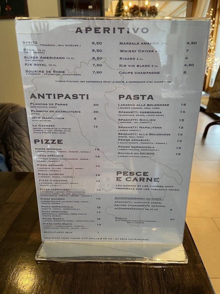 Chez Mario - Menu Image 3